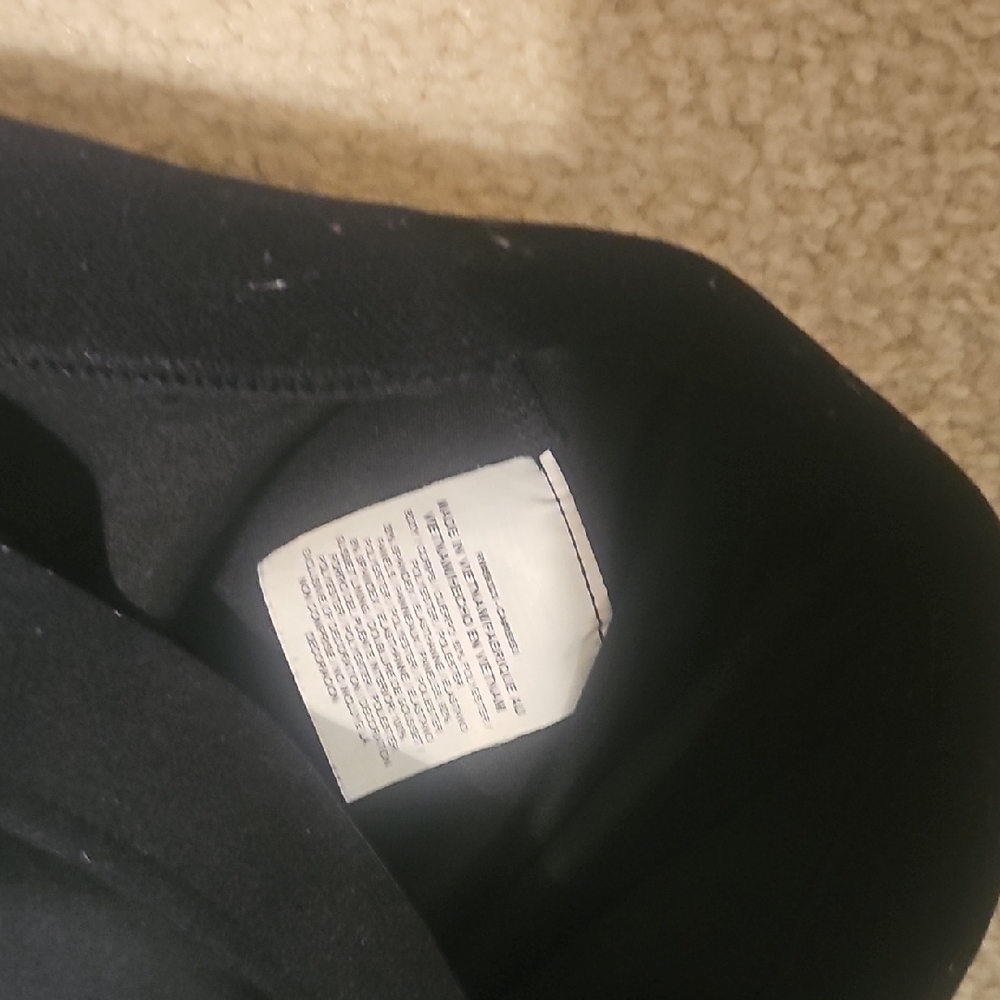 Nike Pro Women Black Leggings with White Logo Size XS - Picture 5 of 7